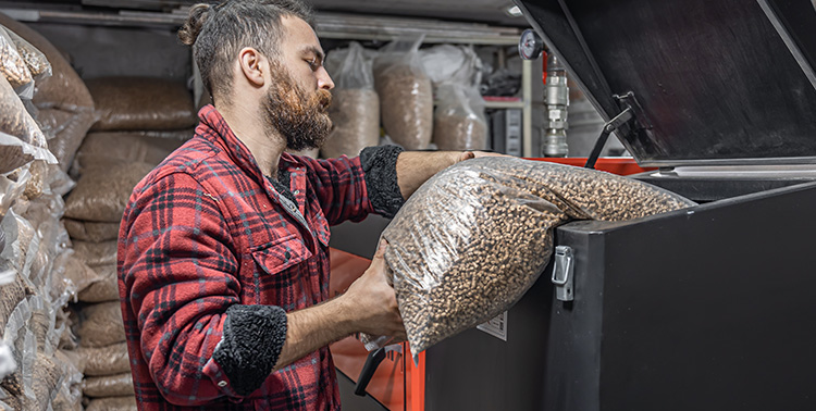 Biomass pellets produced by RICHI equipment