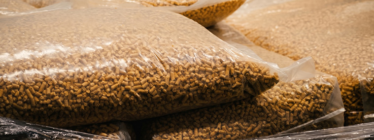 Packaged Finished Production in packing web