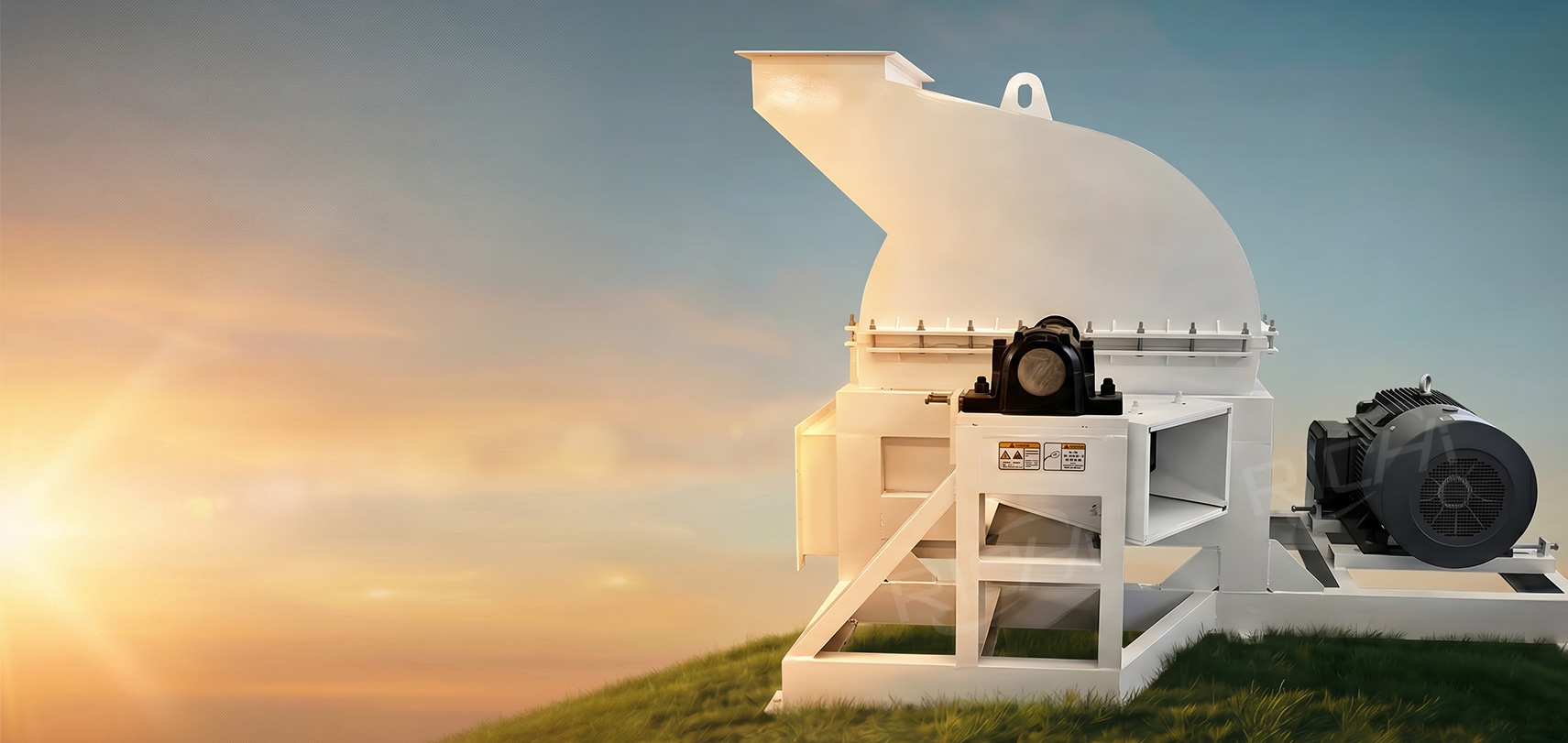 banner in sawdust making machine page