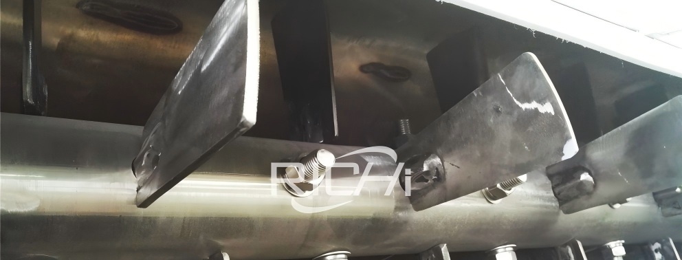 cutting mechanism in rice husk pellet mill