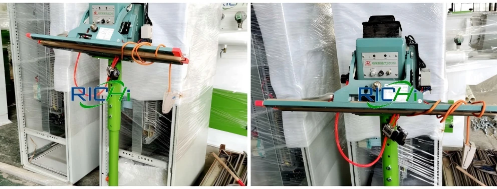 electronic control system in packing web