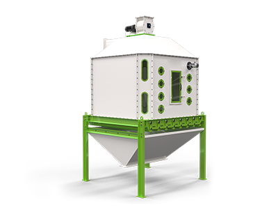 Pellet Cooler Machine in cattle line web