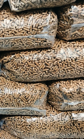 Biomass pellet in wood Production line web