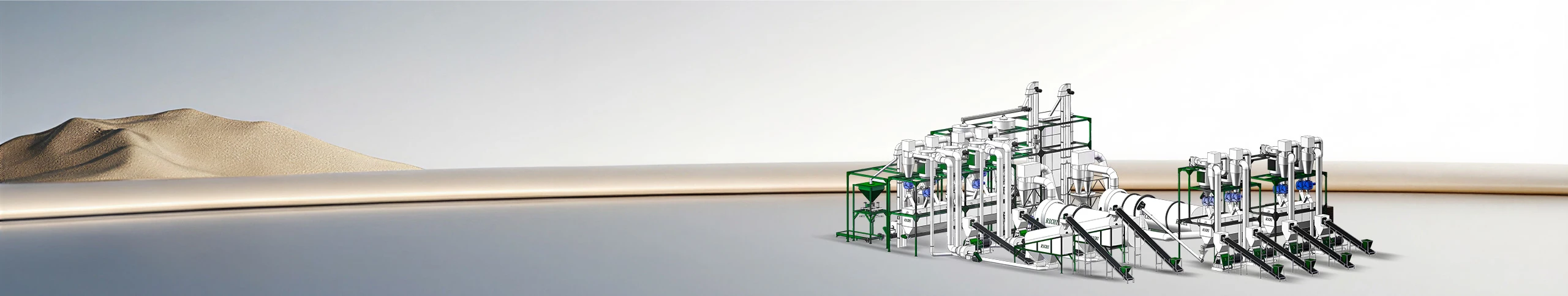 Wood Production line floor plan in Production line web