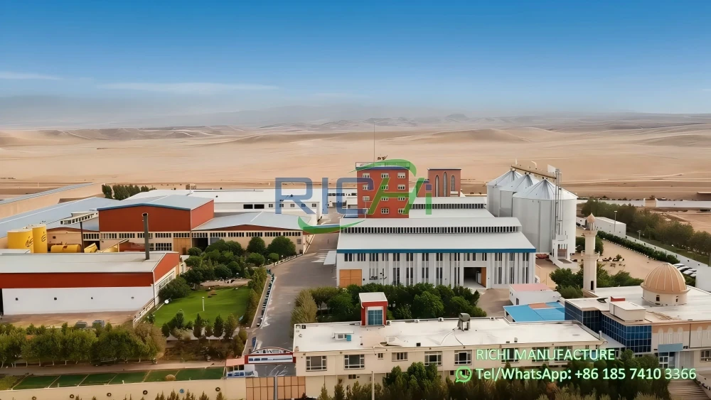 10 T/H Chicken Feed Production Line in Afghanistan another version