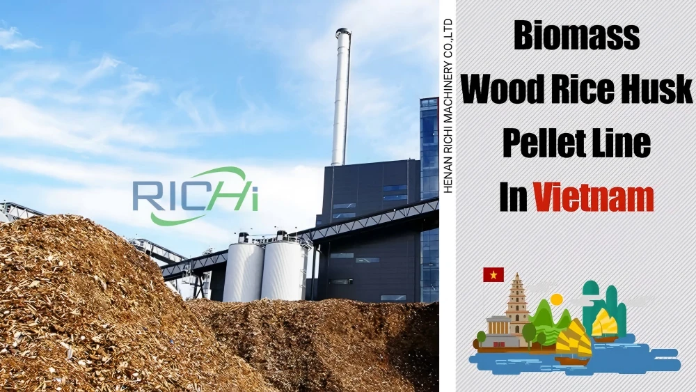 Biomass Wood Pellet Line In Vietnam