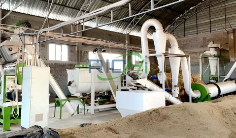 3 t/h Wheat Straw Feed Pellet Line in straw pellet mill page